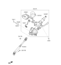 Diagram for 2019 Hyundai Ioniq Steering Column - 56310-G2500