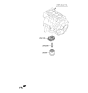 Diagram for 2020 Hyundai Ioniq Engine Oil Cooler - 26410-03HA0