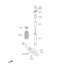 Diagram for 2019 Hyundai Ioniq Shock Absorber - 55310-G2600
