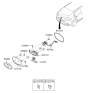 Diagram for 2017 Hyundai Ioniq Emblem - 86301-G2000