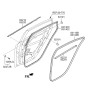 Diagram for 2021 Hyundai Ioniq Door Seal - 83220-G2000