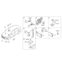 Diagram for Hyundai Ioniq Horn - 96630-G2000