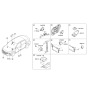 Diagram for 2019 Hyundai Ioniq Air Bag Control Module - 95910-G2000