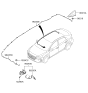 Diagram for 2019 Hyundai Ioniq Antenna - 96210-G2100-WAW