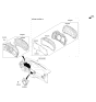 Diagram for 2017 Hyundai Ioniq Instrument Cluster - 94033-G2310