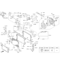 Diagram for 2019 Hyundai Kona Electric Radiator Cap - 25330-D3000