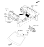 Diagram for 2019 Hyundai Ioniq A/C Switch - 97250-G2070-WMP