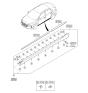 Diagram for 2017 Hyundai Ioniq Door Moldings - 87711-G2000