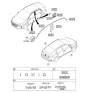 Diagram for Hyundai Ioniq Emblem - 86310-G2000