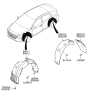 Diagram for 2022 Hyundai Ioniq Wheelhouse - 86821-G2000