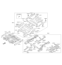 Diagram for Hyundai Floor Pan - 65513-G2000