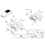 Diagram for 2019 Hyundai Ioniq Sun Visor - 85210-G2460-YGE