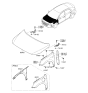 Diagram for 2018 Hyundai Ioniq Fender - 66310-G7000