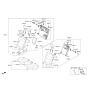 Diagram for 2018 Hyundai Ioniq Armrest - 89900-G2000-SHE