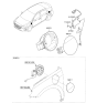 Diagram for 2021 Hyundai Ioniq Fuel Filler Housing - 69513-G2000