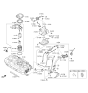 Diagram for 2023 Hyundai Elantra N Fuel Tank Lock Ring - 31152-0W000