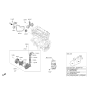 Diagram for Hyundai Elantra Water Pump - 25100-03HB0