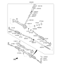 Diagram for Hyundai Ioniq Steering Gear Box - 56500-G2200