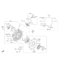 Diagram for 2018 Hyundai Ioniq Water Pump - 25100-03HZ0