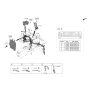 Diagram for Hyundai Tucson Fuse Box - 91950-CW010