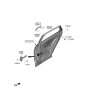 Diagram for 2023 Hyundai Tucson Door Handle - 83661-N9000