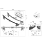 Diagram for 2023 Hyundai Tucson Parking Assist Distance Sensor - 99240-N9700