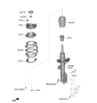 Diagram for 2023 Hyundai Tucson Bump Stop - 54626-N9000