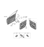 Diagram for Hyundai Santa Cruz Door Handle - 82620-CW000-LS5