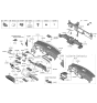 Diagram for Hyundai Tucson Glove Box - 84510-CW000-MMH