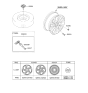 Diagram for Hyundai Spare Wheel - 52910-CW300