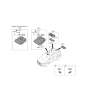 Diagram for 2021 Hyundai Sonata Dome Light - 92850-L1000-MMH