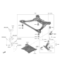 Diagram for 2023 Hyundai Tucson Control Arm - 54500-CW050