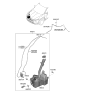 Diagram for 2022 Hyundai Tucson Washer Reservoir - 98611-CW100