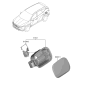 Diagram for 2023 Hyundai Tucson Fuel Door - 69511-CW000