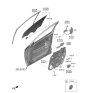 Diagram for 2023 Hyundai Tucson Window Run - 82540-CW000