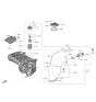 Diagram for 2022 Hyundai Tucson Fuel Filler Neck - 31030-CW000