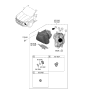 Diagram for Hyundai Tucson Headlight - 92102-CW150