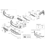 Diagram for Hyundai Tucson Air Deflector - 86591-CW000