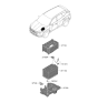 Diagram for Hyundai Tucson Battery Tray - 37150-CW000