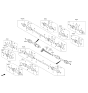 Diagram for 2021 Hyundai Santa Fe Hybrid Axle Shaft - 49560-P4850