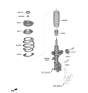 Diagram for Hyundai Santa Fe Hybrid Axle Beam Mount - 54699-P2000