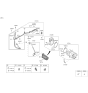 Diagram for 2022 Hyundai Santa Fe Hybrid A/C Hose - 97775-P4020