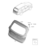 Diagram for Hyundai Santa Fe Liftgate Hinge - 79710-D9000