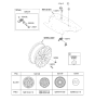 Diagram for 2019 Hyundai Sonata Hybrid TPMS Sensor - 52933-C1100