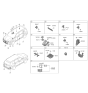 Diagram for 2023 Hyundai Santa Fe Hybrid Air Bag Control Module - 95910-CL100