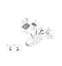 Diagram for 2022 Hyundai Santa Fe Hybrid Interior Light Bulb - 92620-1U000-YGE