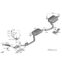 Diagram for 2023 Hyundai Santa Fe Hybrid Muffler - 28610-CL100