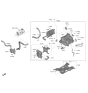 Diagram for 2021 Hyundai Santa Fe Hybrid Fuse Box - 91958-P4010