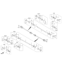 Diagram for 2023 Hyundai Santa Fe Hybrid Axle Shaft - 49600-P2000