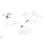 Diagram for 2023 Hyundai Santa Fe Hybrid Engine Mount Bracket - 21830-P4550